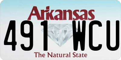 AR license plate 491WCU