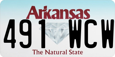 AR license plate 491WCW