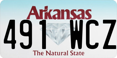 AR license plate 491WCZ