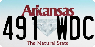 AR license plate 491WDC