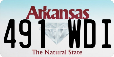 AR license plate 491WDI