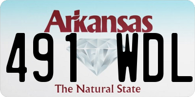 AR license plate 491WDL