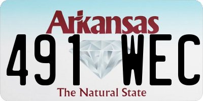 AR license plate 491WEC