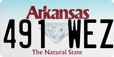 AR license plate 491WEZ