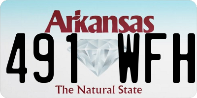 AR license plate 491WFH