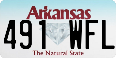 AR license plate 491WFL