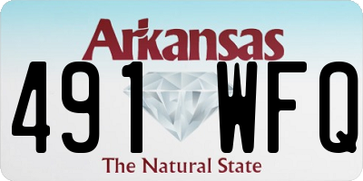 AR license plate 491WFQ