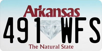 AR license plate 491WFS
