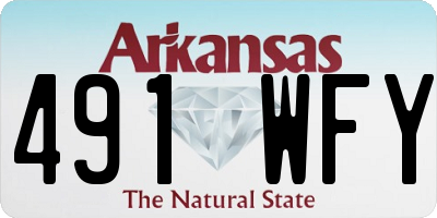 AR license plate 491WFY