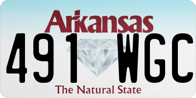 AR license plate 491WGC