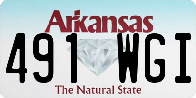 AR license plate 491WGI