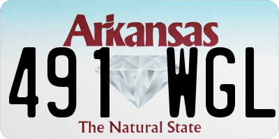 AR license plate 491WGL