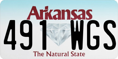 AR license plate 491WGS