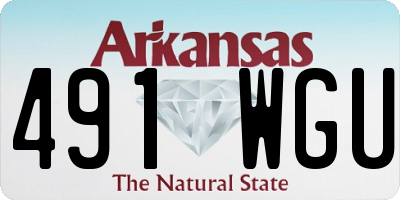AR license plate 491WGU