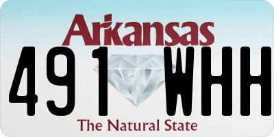 AR license plate 491WHH