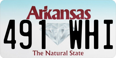AR license plate 491WHI