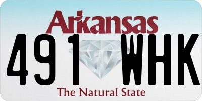 AR license plate 491WHK