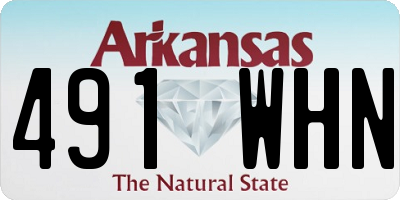 AR license plate 491WHN