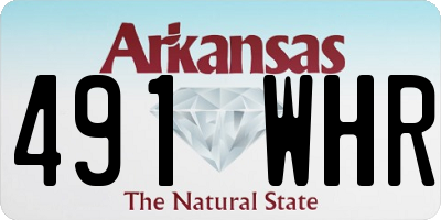 AR license plate 491WHR