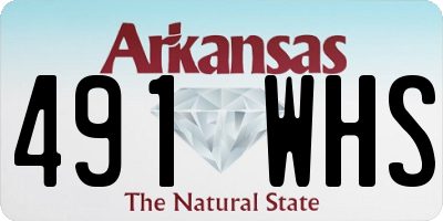AR license plate 491WHS