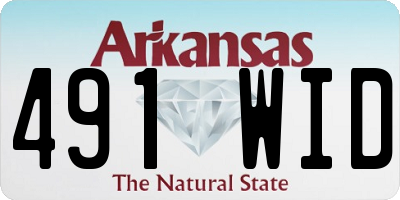 AR license plate 491WID