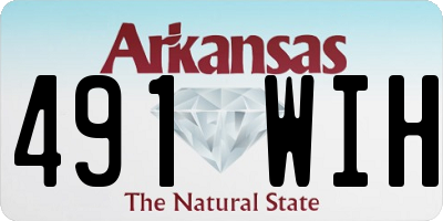 AR license plate 491WIH