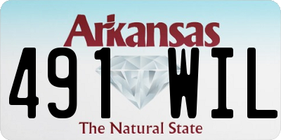 AR license plate 491WIL