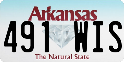 AR license plate 491WIS
