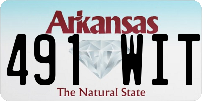 AR license plate 491WIT
