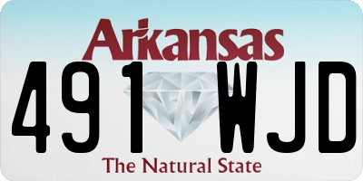 AR license plate 491WJD