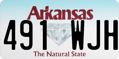 AR license plate 491WJH