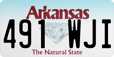 AR license plate 491WJI