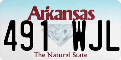 AR license plate 491WJL