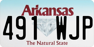 AR license plate 491WJP