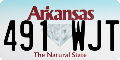 AR license plate 491WJT