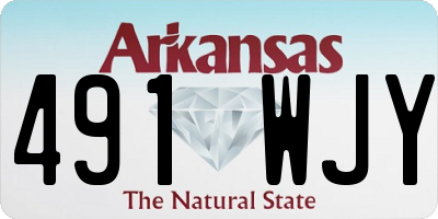 AR license plate 491WJY
