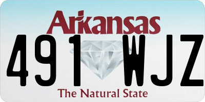 AR license plate 491WJZ