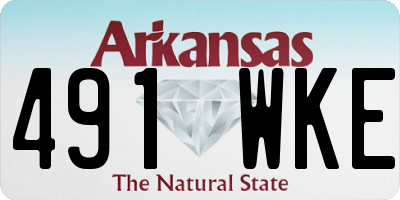 AR license plate 491WKE