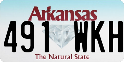 AR license plate 491WKH