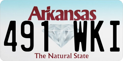 AR license plate 491WKI
