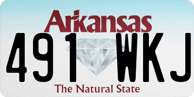 AR license plate 491WKJ
