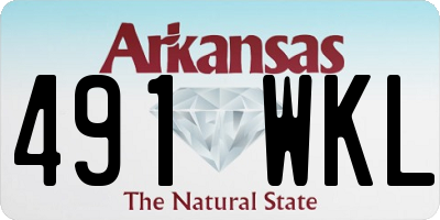 AR license plate 491WKL