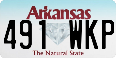 AR license plate 491WKP