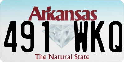 AR license plate 491WKQ