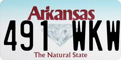 AR license plate 491WKW