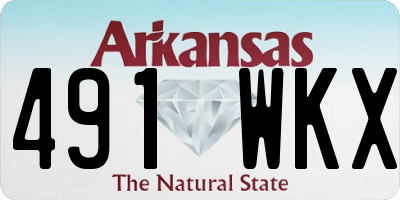 AR license plate 491WKX