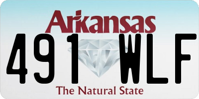 AR license plate 491WLF