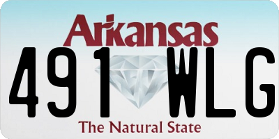AR license plate 491WLG