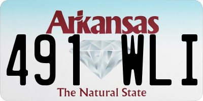 AR license plate 491WLI