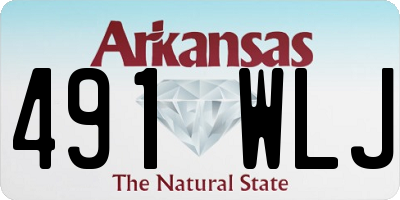 AR license plate 491WLJ